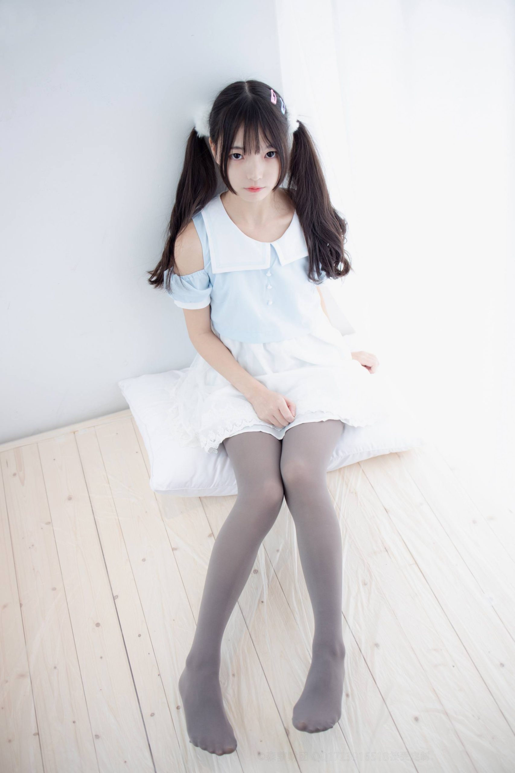 图片[2]-超级甜美的灰丝小姑娘【86P】20005-靓丽图集