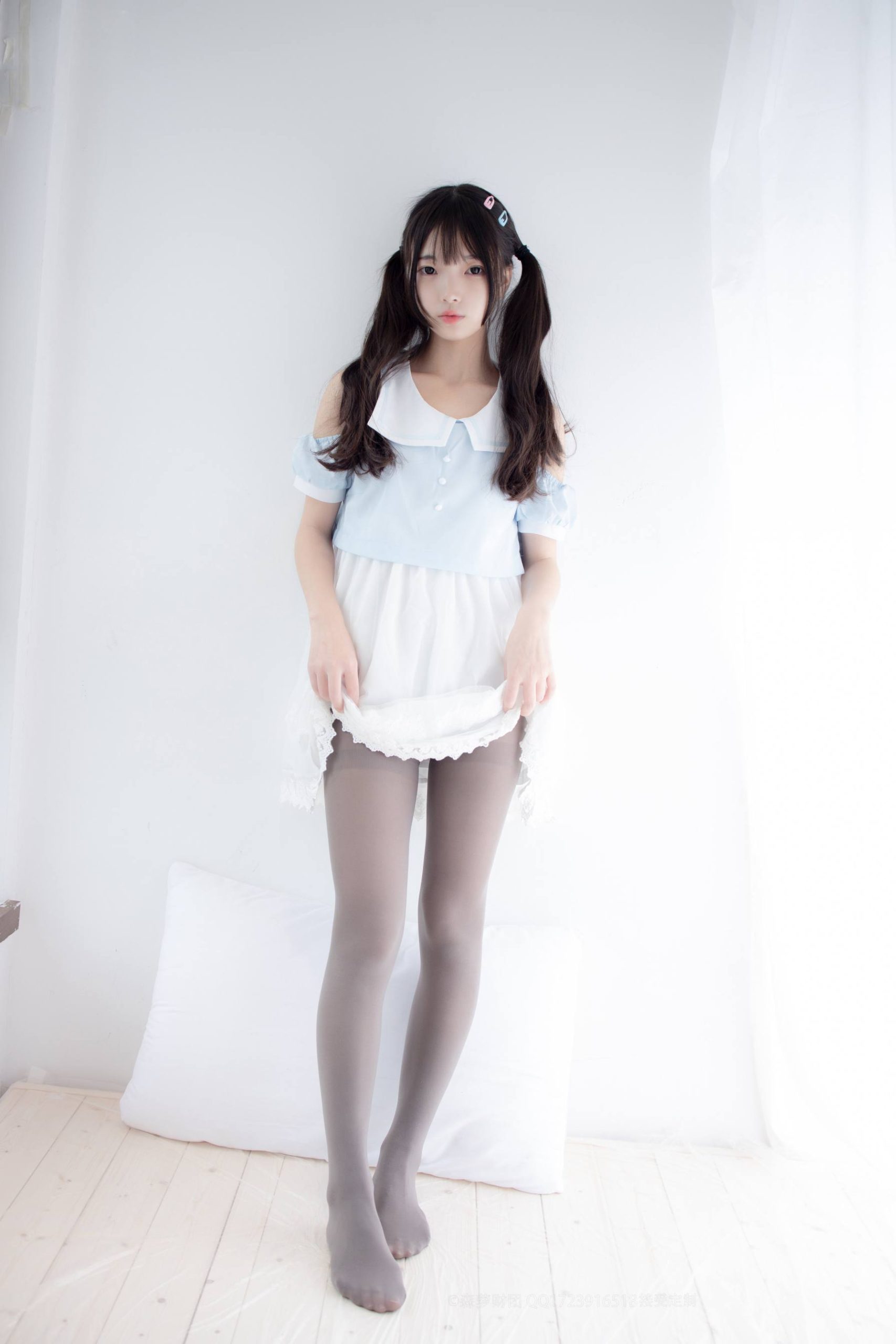 图片[4]-超级甜美的灰丝小姑娘【86P】20005-靓丽图集