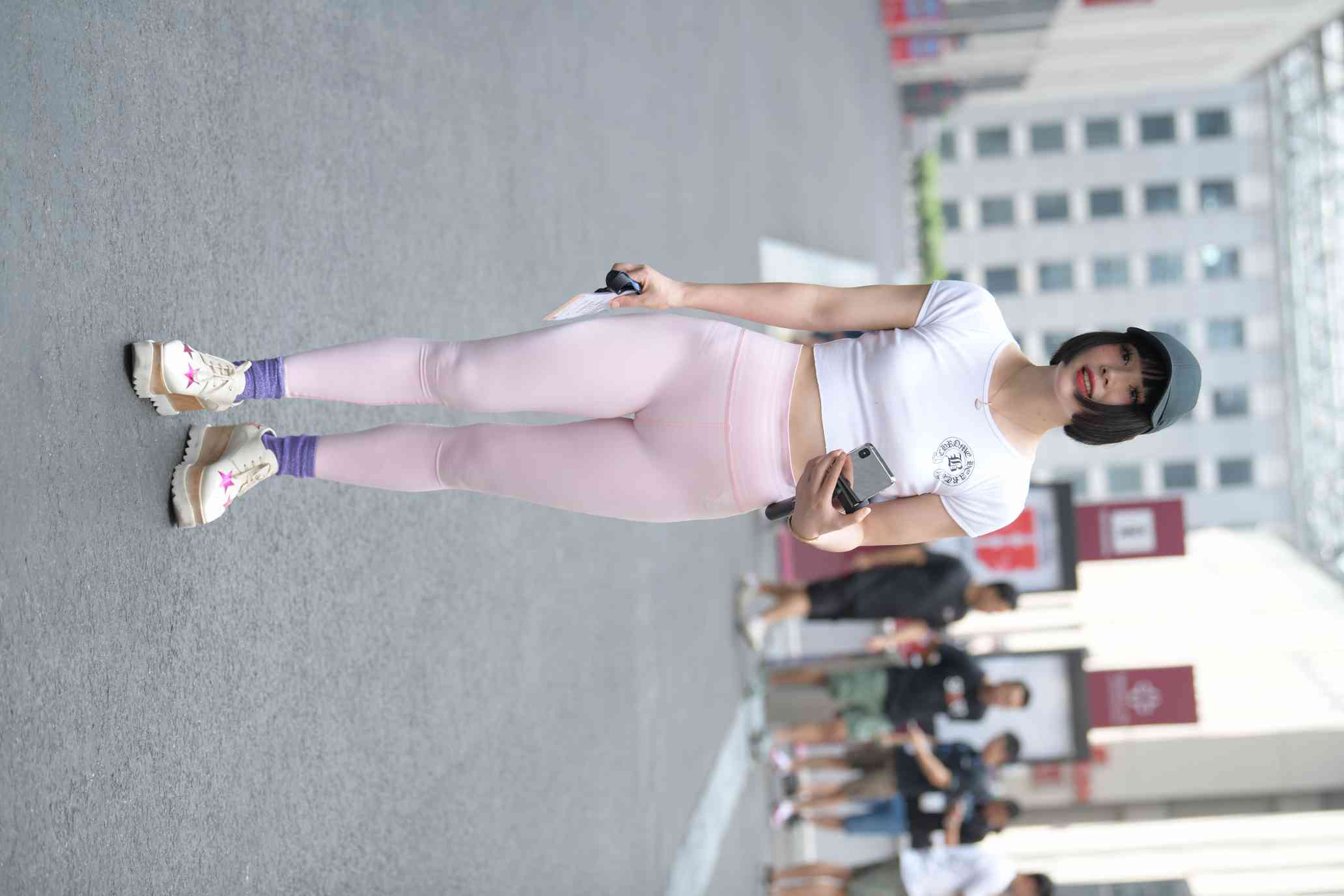 图片[2]-短发鸭舌帽时尚女生【102P】04022-靓丽图集