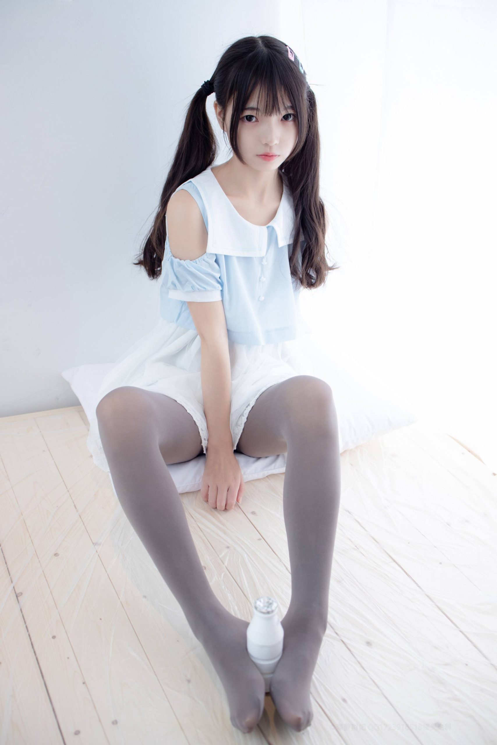 图片[1]-超级甜美的灰丝小姑娘【86P】20005-靓丽图集