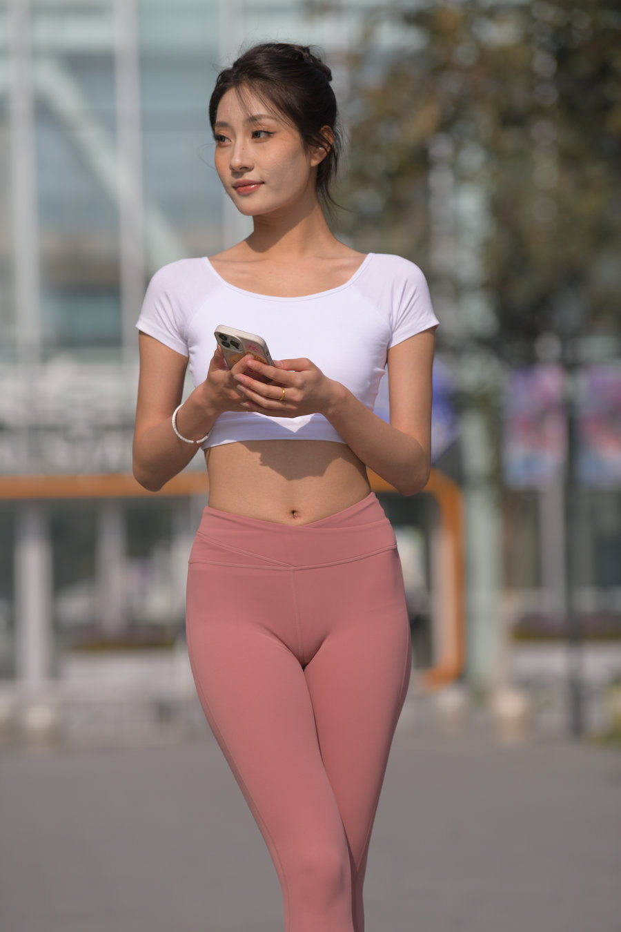 图片[1]-粉红色瑜伽裤女孩J4915 583P1V-26.4GB-靓丽图集
