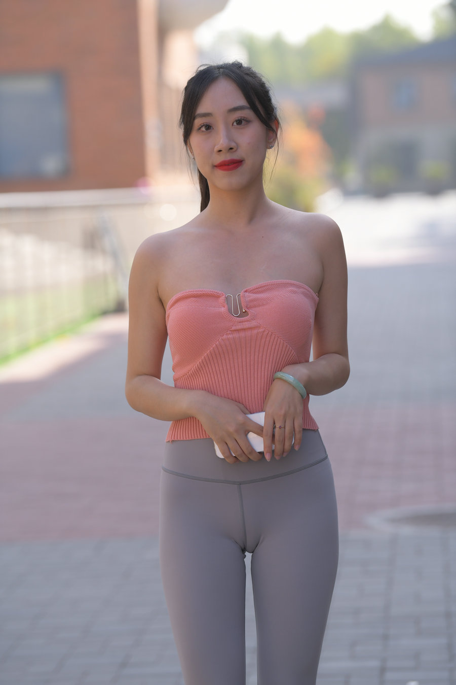 图片[1]-灰色瑜伽裤女孩J4905 522P1V-25.8GB-靓丽图集