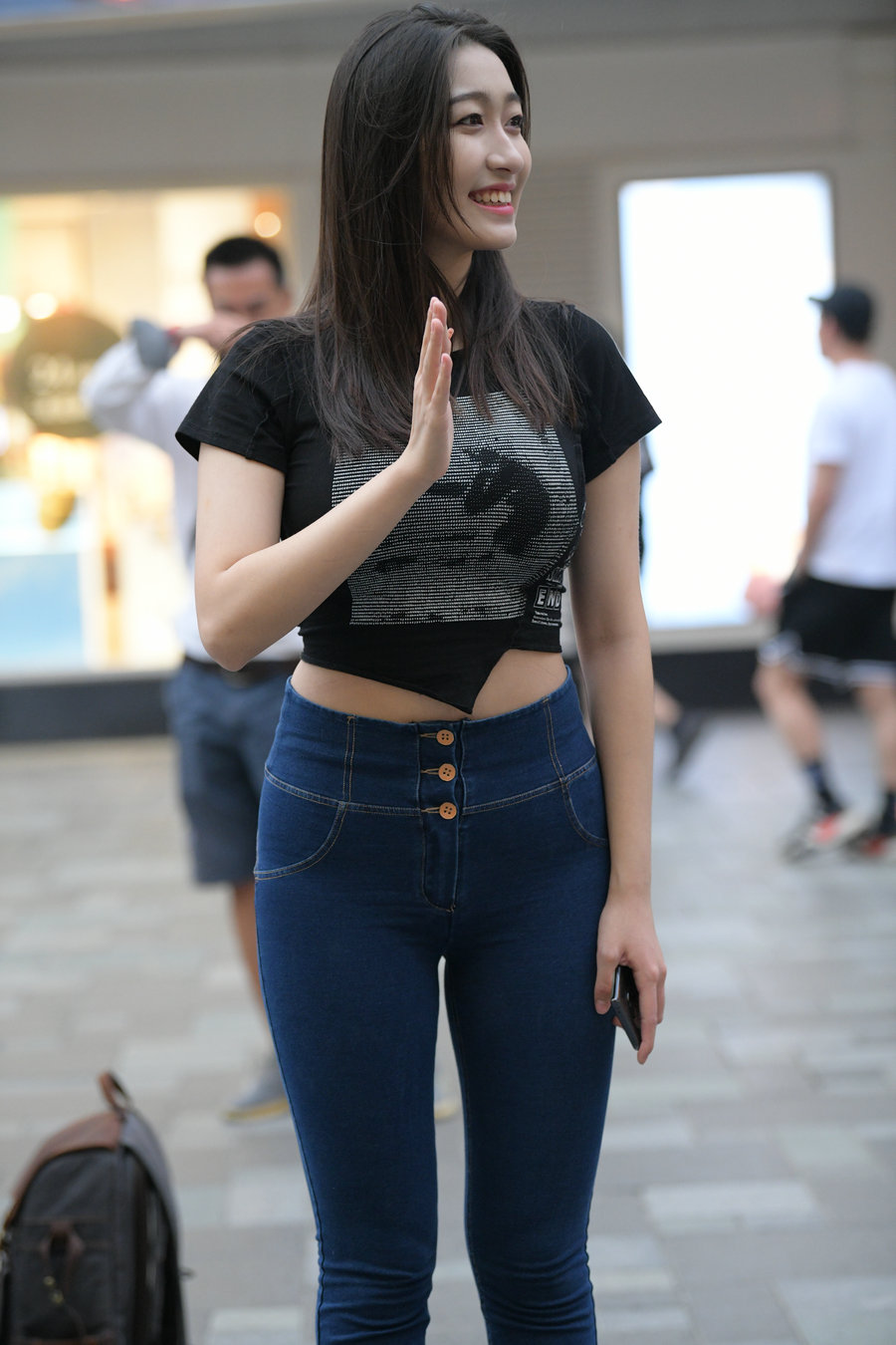 图片[1]-紧身牛仔裤女人J2784 240P-6.66GB-靓丽图集