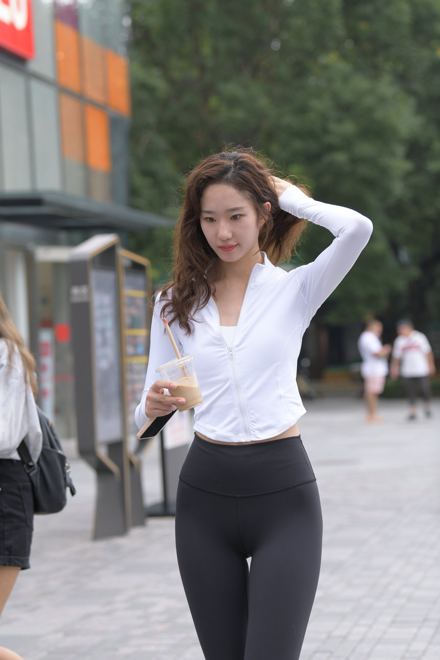 图片[3]-像刘亦菲的黑色瑜伽裤女孩J2237 340P1V-14.8GB-靓丽图集