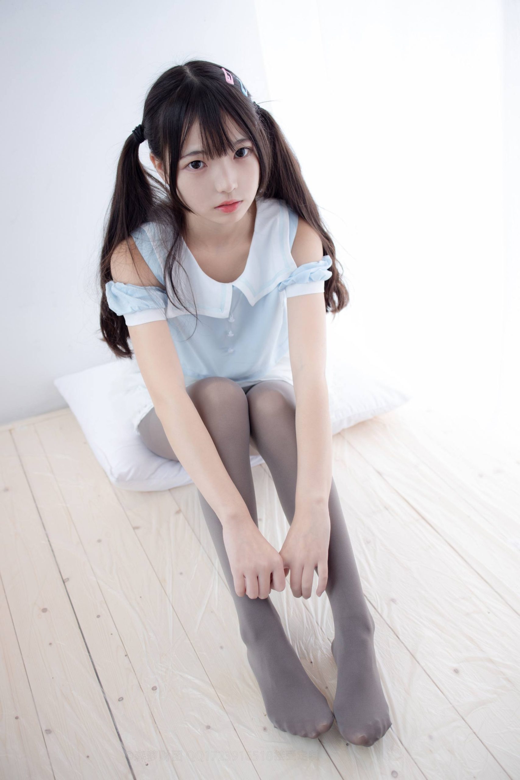 图片[3]-超级甜美的灰丝小姑娘【86P】20005-靓丽图集