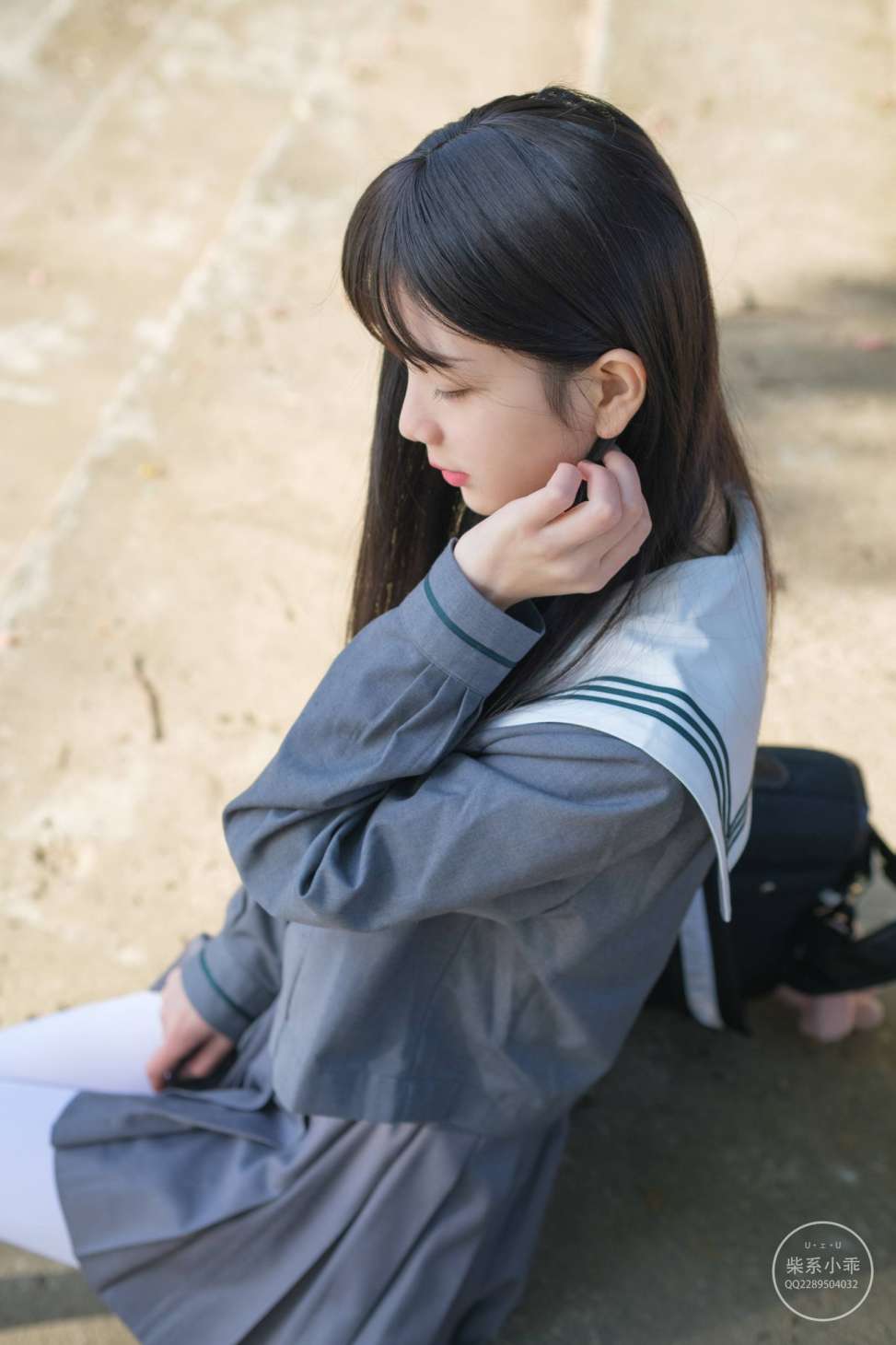 图片[3]-白丝清纯少女真的太可爱了【60P】20001-靓丽图集