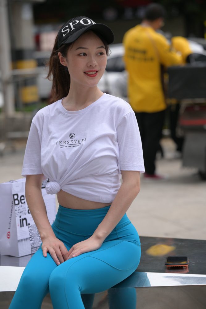 图片[2]-蓝色瑜伽裤阳光女孩J2095 611P1V-21.8GB-靓丽图集