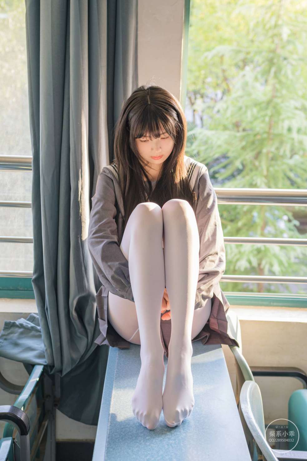 图片[1]-白丝清纯少女真的太可爱了【60P】20001-靓丽图集