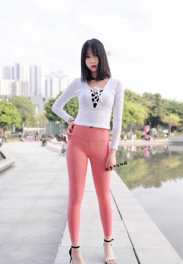 图片[2]-粉色瑜伽裤年轻女孩 J1311 417P17V-14.9GB-靓丽图集