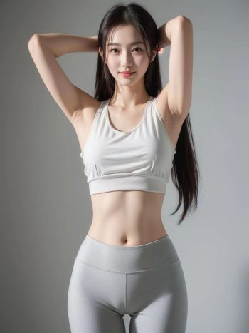 图片[3]-AI瑜伽裤清纯妹子系列图-靓丽图集