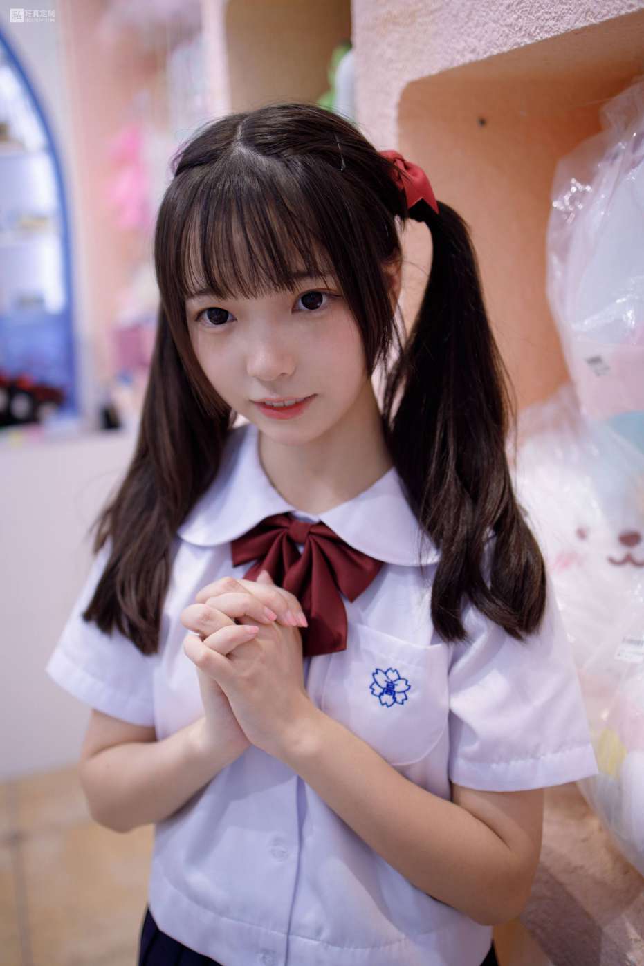 图片[4]-眼神好清澈的双马尾白丝女孩【75P】20019-靓丽图集